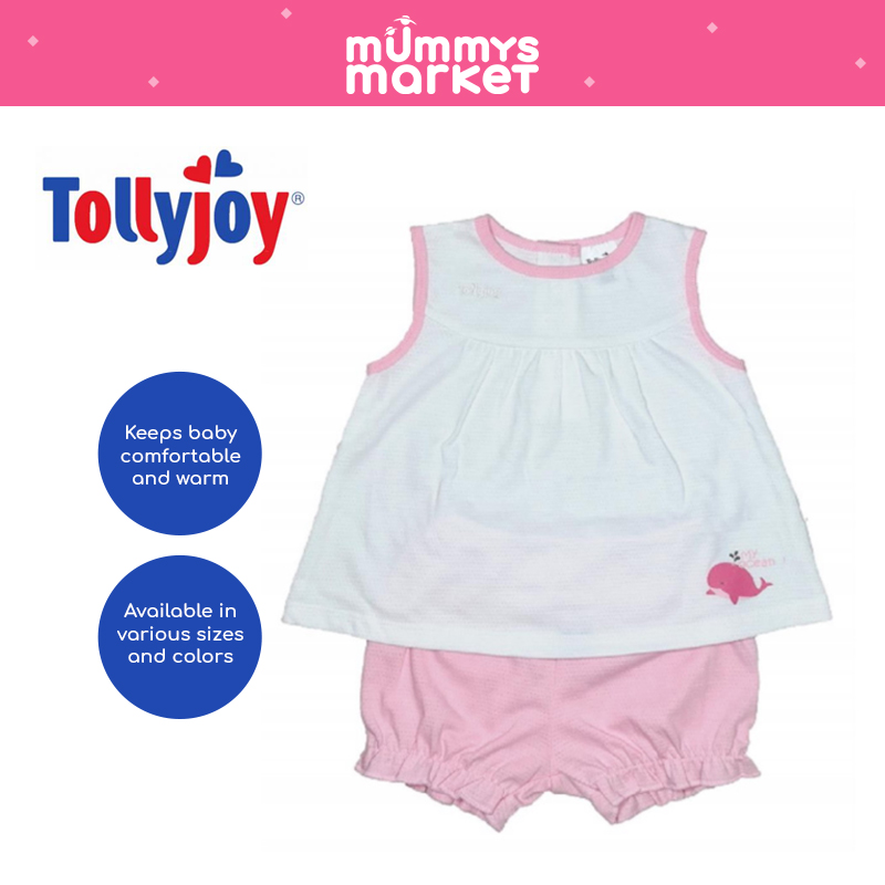 Tollyjoy Short Sleeve Suit (Shorts) - Pink